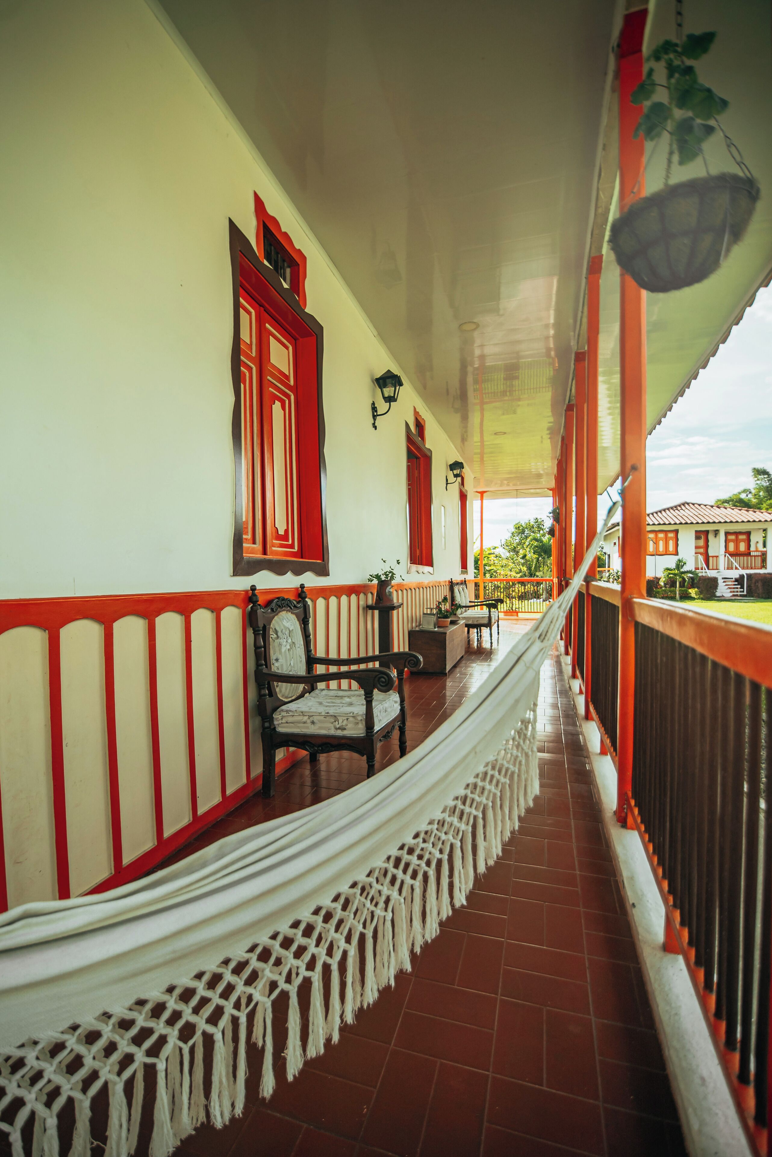 Pasillos con baranda