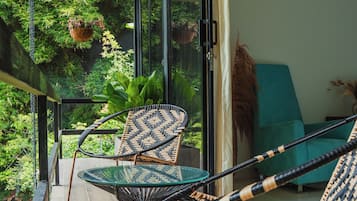 Suite de lujo, 1 cama King size, balcón | Balcón