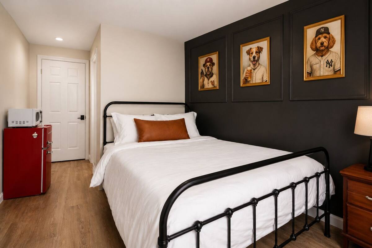 Cortinas blackout, tabla de planchar con plancha y wifi gratis 