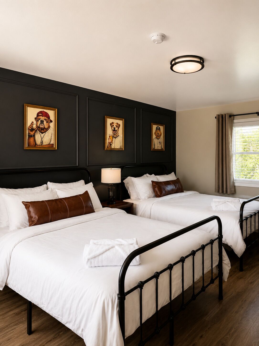 Cortinas blackout, tabla de planchar con plancha y wifi gratis 