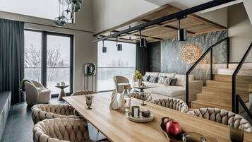 Luksusvilla, hageutsikt