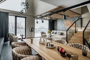 Luksusvilla, hageutsikt