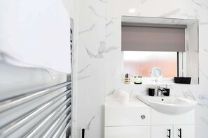 Shower, hair dryer