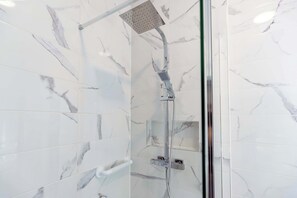 Shower, hair dryer