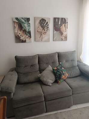 Living area - METROPOLITAN/BARCELONA/REFINEMENT (Goiânia)