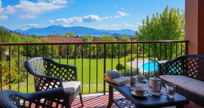 Villa in a residence with swimming pool for 6 people