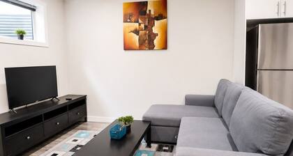 Newly Furnished Private Suite | Separate Entry, Kitchen, Laundry & Workspace
