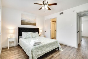 2 habitaciones, tabla de planchar con plancha, internet y ropa de cama 