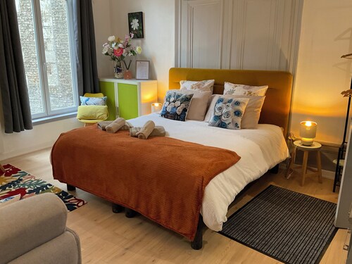 Appart Cosy Bora Bora & Centre Amiens 4 persons near Hortillonnages