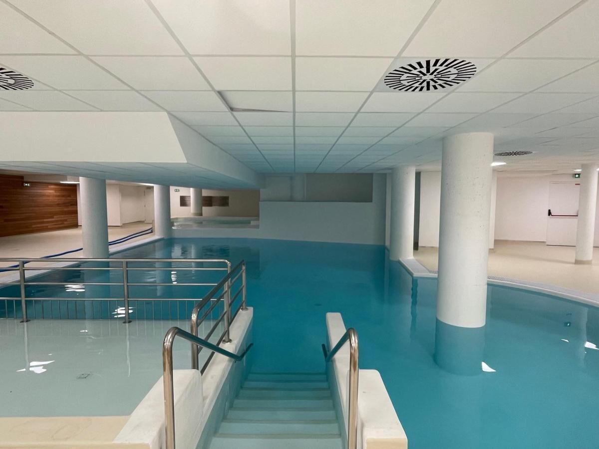 Indoor pool, a heated pool