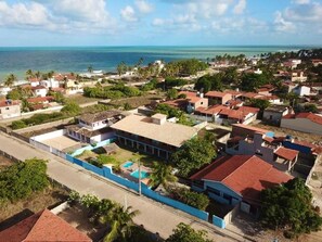 Majoituspaikan julkisivu