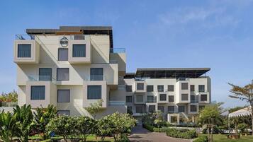 Uitzicht vanuit accommodatie