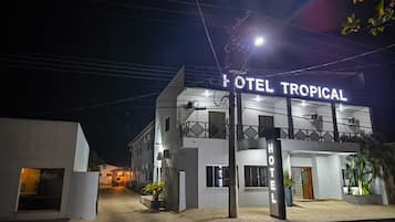 Overnatningsstedets facade