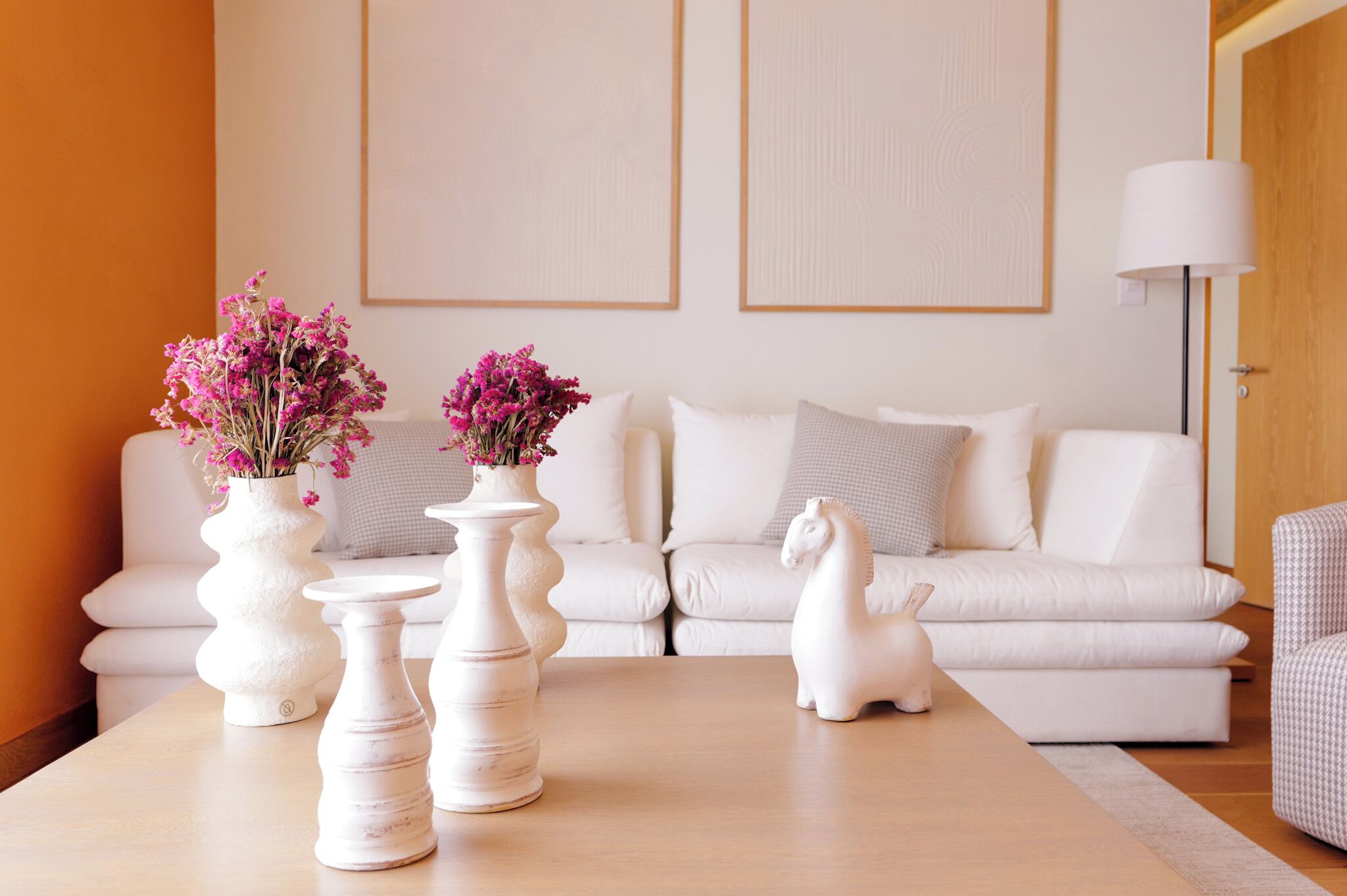 Classic Apartment, Balcony, City View | Living area | 50-inch Smart TV with cable channels, heated floors