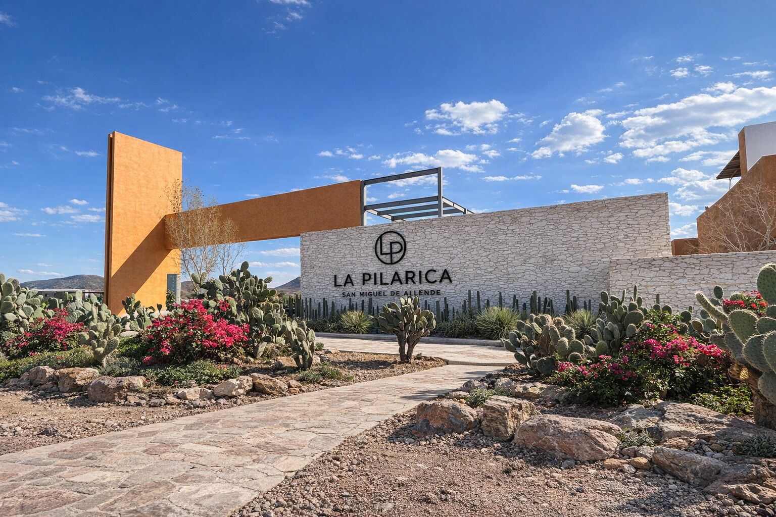 Facciata della struttura