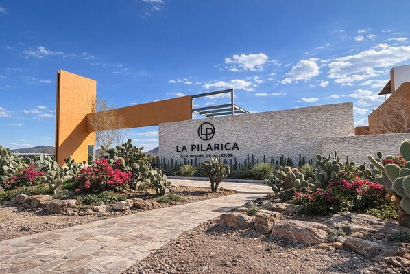 Fassade der Unterkunft