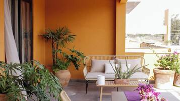 Familienapartment, Stadtblick | Blick vom Balkon