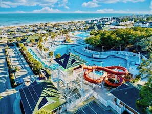 Pool - Ocean Lakes Comfy Cottage Steps to Beach Waterpark (Myrtle Beach)