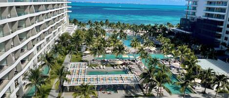 Indoor pool, outdoor pool