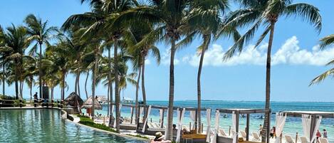 Indoor pool, outdoor pool