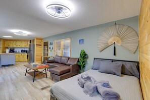 1 Schlafzimmer, Bügeleisen/Bügelbrett, Internetzugang, Bettwäsche