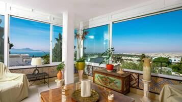 Casa conforto, vista para a baía