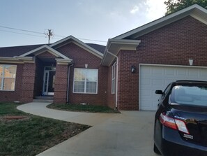 Exterior -  One level ranch home.
Close to lake and park,bicycle lane, walking trail . (Knoxville)