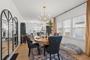 Dining - Luxury Retreat with Hot Tub, Movie Theater, Pet-Friendly near German Village (Columbus)