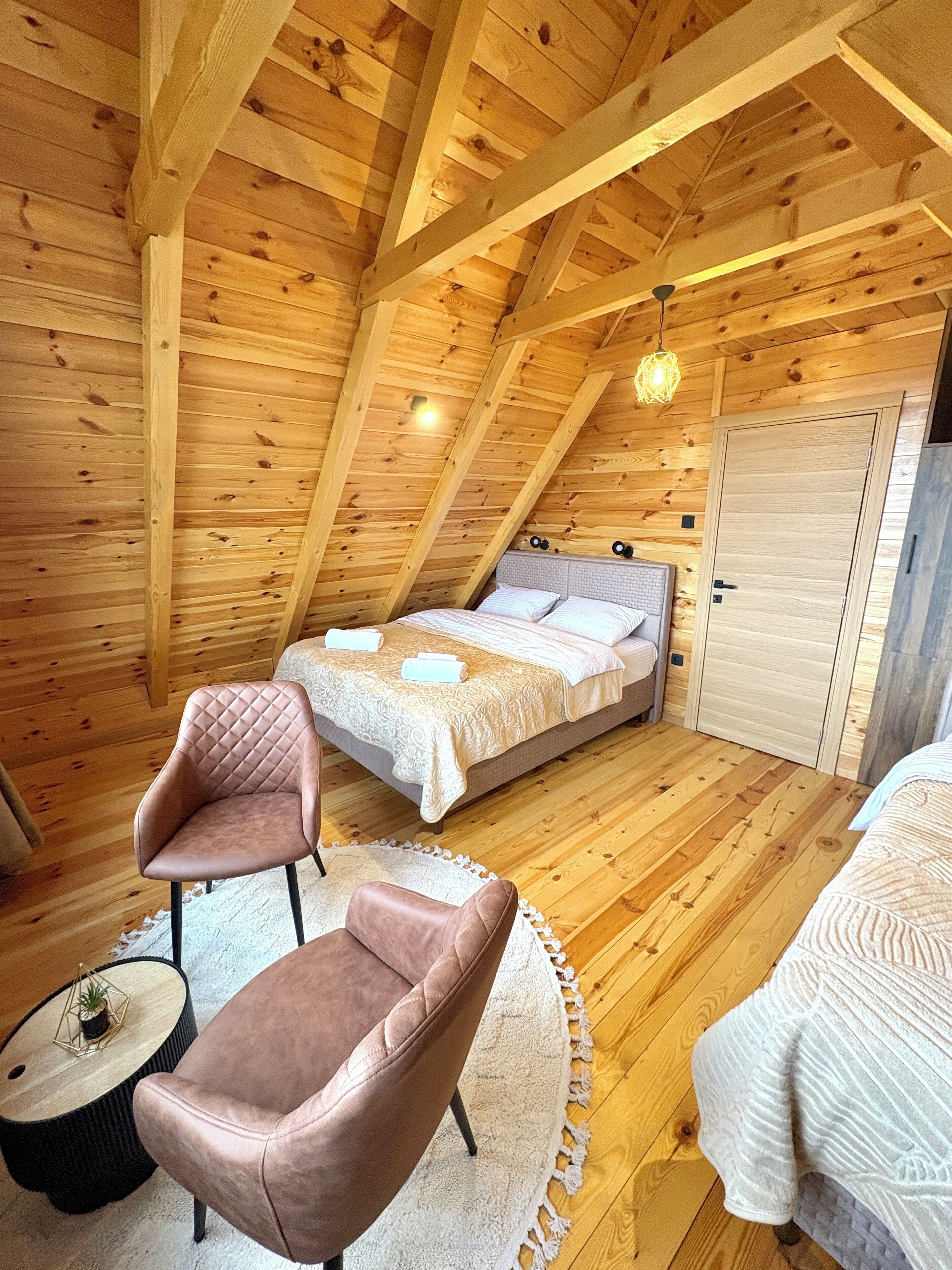 Biệt thự Cao cấp, quang cảnh núi | Bộ đồ giường kháng dị ứng, trang trí khác biệt 