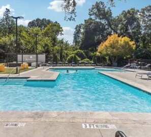 Outdoor pool - FIFA World Cup 2026! Modern 2BR · Pool, Gym & MARTA Access (Atlanta)