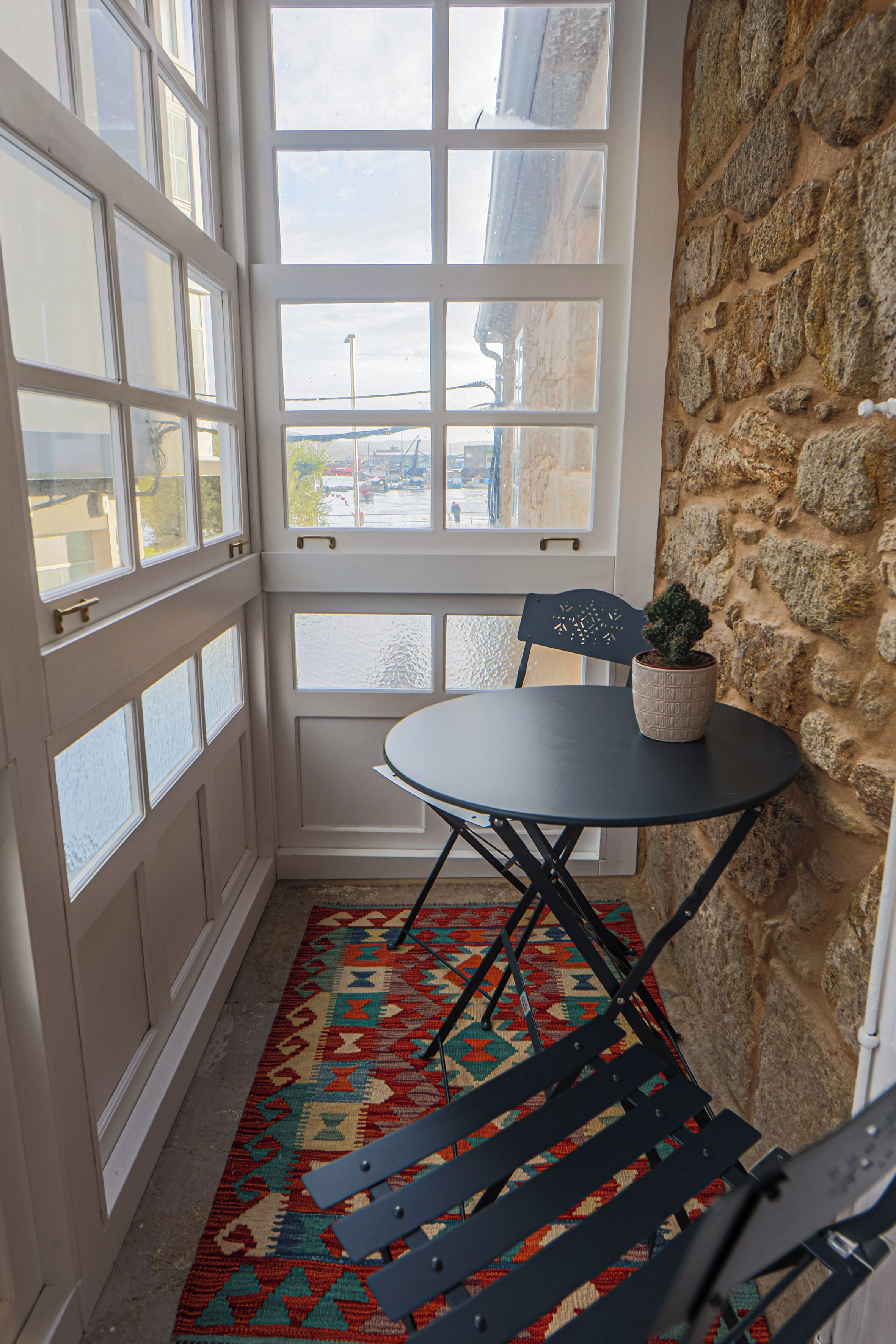 Deluxe-Doppelzimmer, Meerblick | Terrasse/Patio