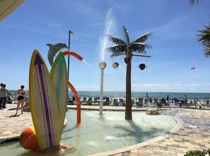 Indoor pool, outdoor pool - Stunning Oceanfront King Suite, Downtown MB (Myrtle Beach)