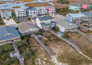 Exterior - Griffith's Quay - Oceanfront home with Wifi and much more! (Holden Beach)