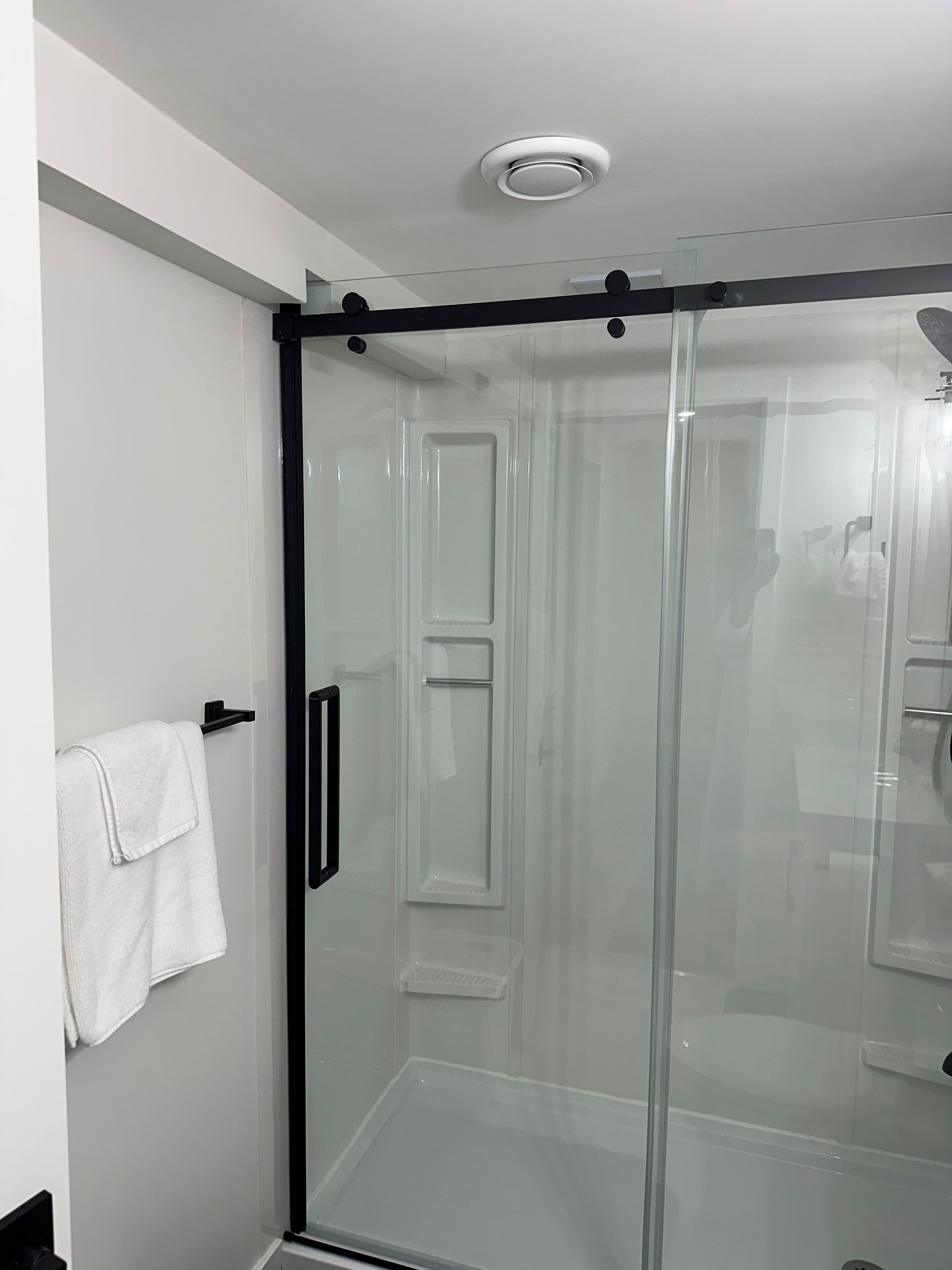 Towels, soap, toilet paper