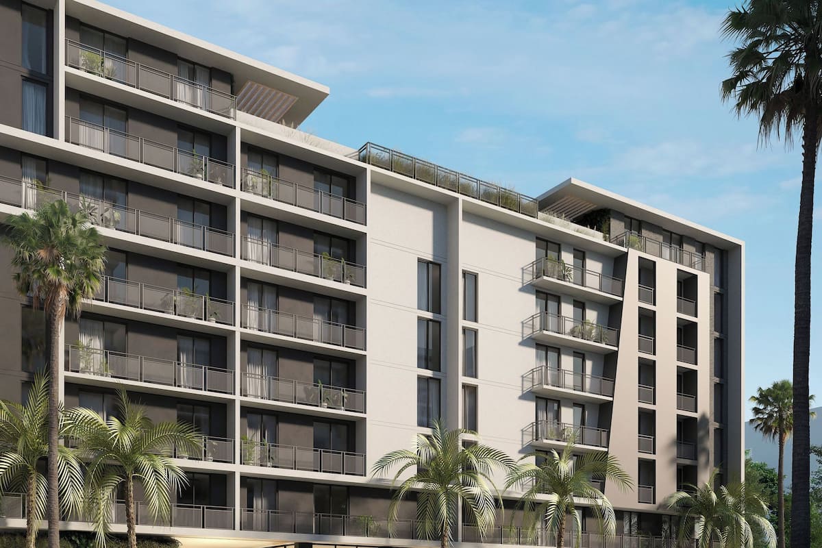 Fachada de la propiedad