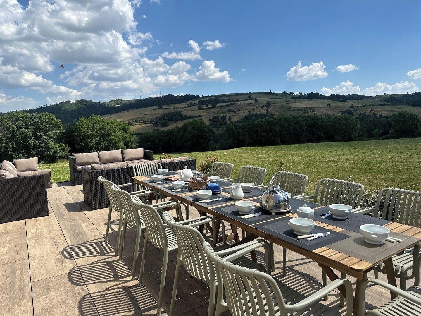 Opções para refeição ao ar livre