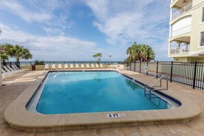 Pool - Spacious Beachfront Condo with Stunning Gulf Views (Indian Rocks Beach)