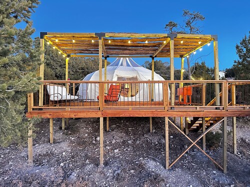 Luxury Glamping in High Rolls Mountain Park, NM Stunning Views & Modern Comforts