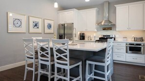 Fridge, microwave, oven, stovetop - Sunny Ridge | Green Built Bungalow with Mountain Views, Fire Pit + Near Downtown Asheville (Fairview)