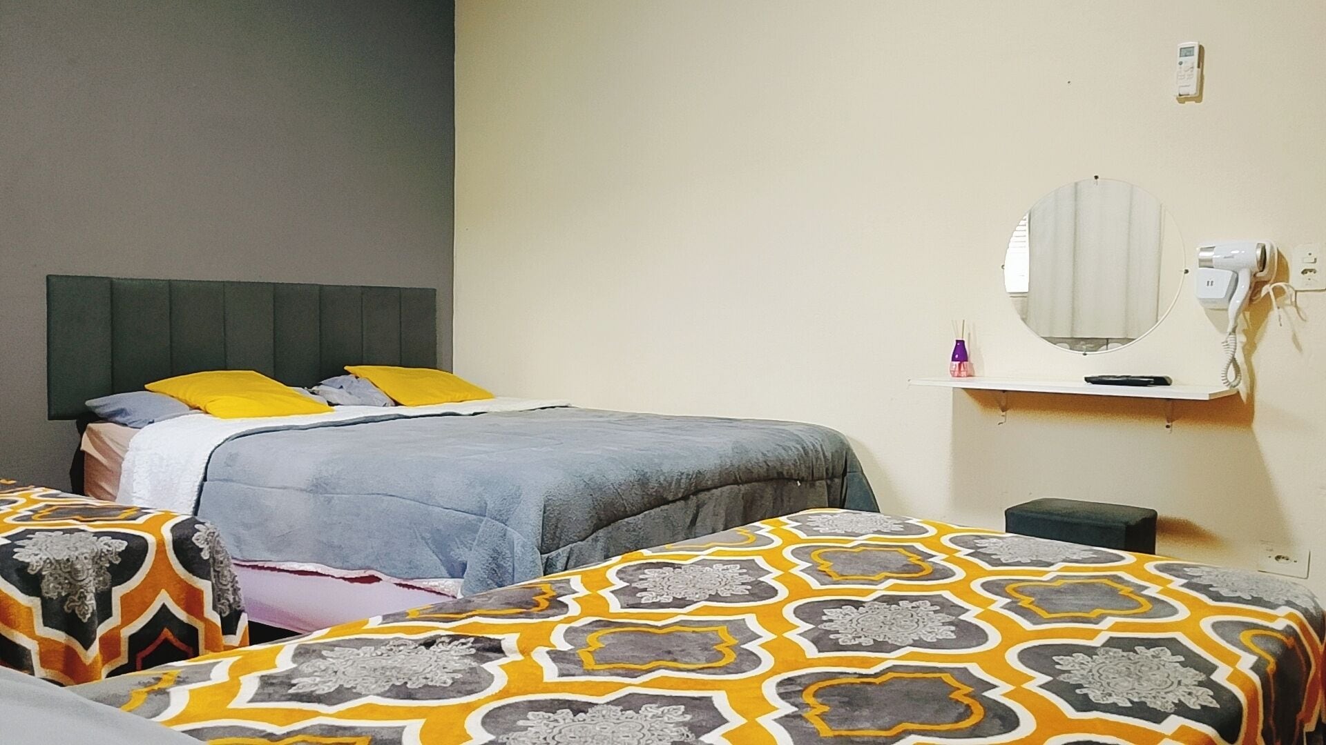 Comfort Quadruple Room, Pool View | Laptop workspace, free WiFi