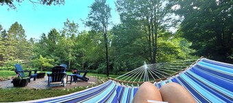 Northern Michigan Woodland Retreat - Cozy Comfort Near City Conveniences