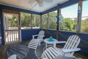 Terrace/patio - Southern Accent - 5 BR Oceanside Home w/Private Pool & Hot Tub (Southern Shores)