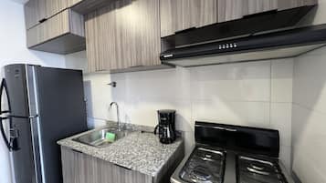 Appartement Exécutif, balcon, vue ville | Cuisine privée
