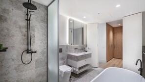 Shower, hair dryer, towels - Stoneyard, Prahran (Prahran)