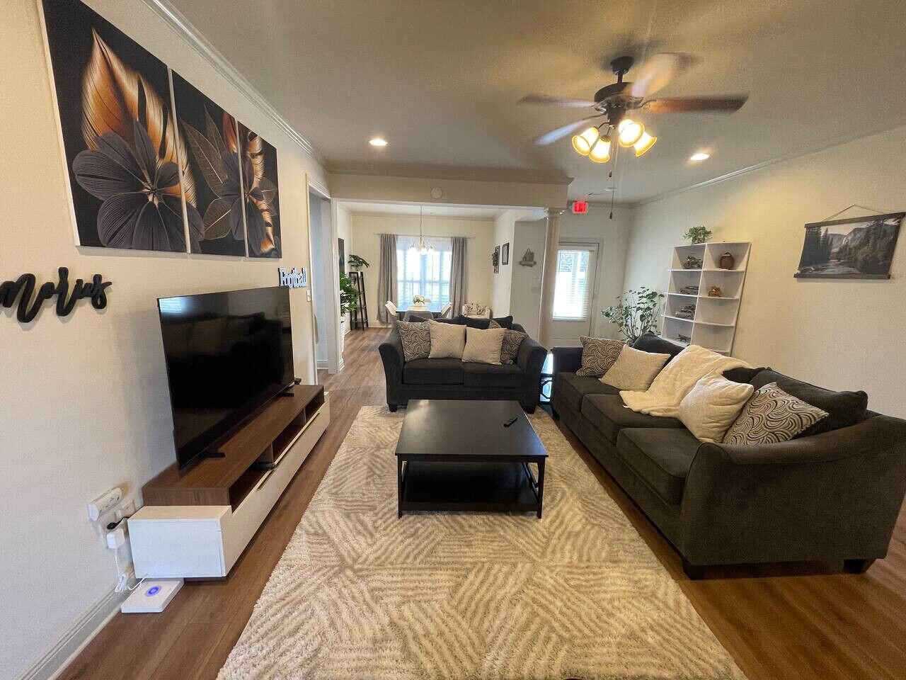 Smart TV, table football, ping pong