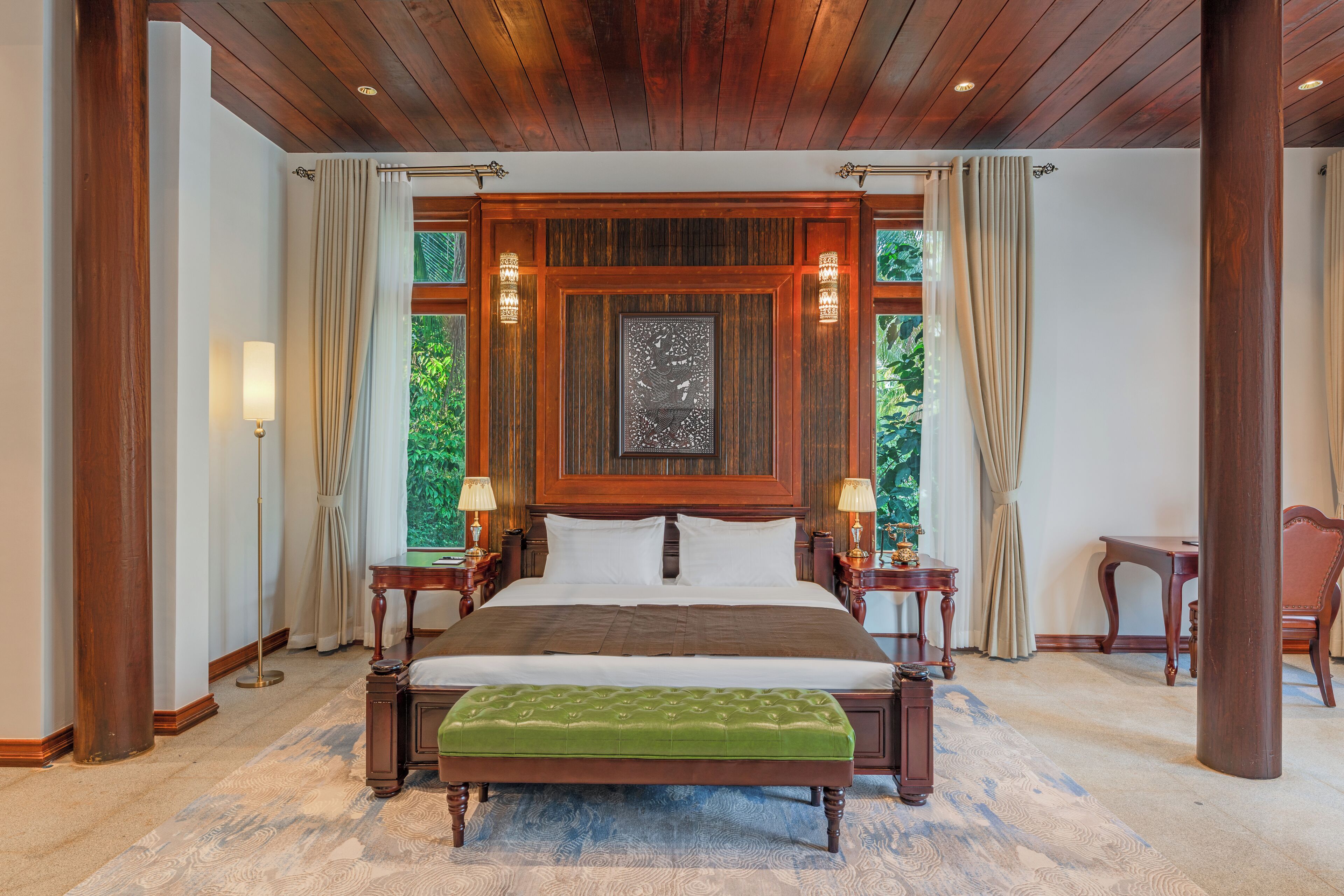 Luxury Villa, Balcony, Ocean View | In-room safe, desk, laptop workspace, blackout drapes