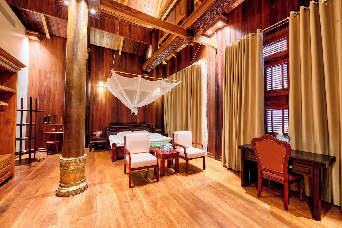 奢華別墅, 露台, 海景 | 房內夾萬、書桌、手提電腦工作空間、遮光窗簾/窗簾