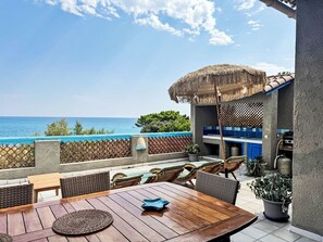Outdoor dining - Haut Casa Blue by Interhome (Sainte Lucie Porto Vecchio)