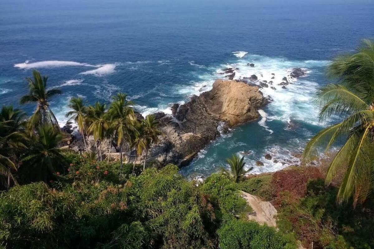 Cabaña clásica, vistas al mar