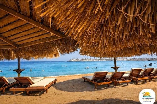 Gemütliches Familienchalet mit Poolblick im Tiba Golden Resort Hurghada